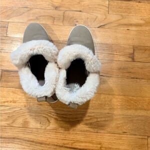 J/Slides - Women's Sky Leather Wedge Sneakers